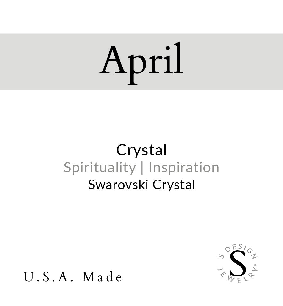 Birthstone | Bracelet | April - Crystal