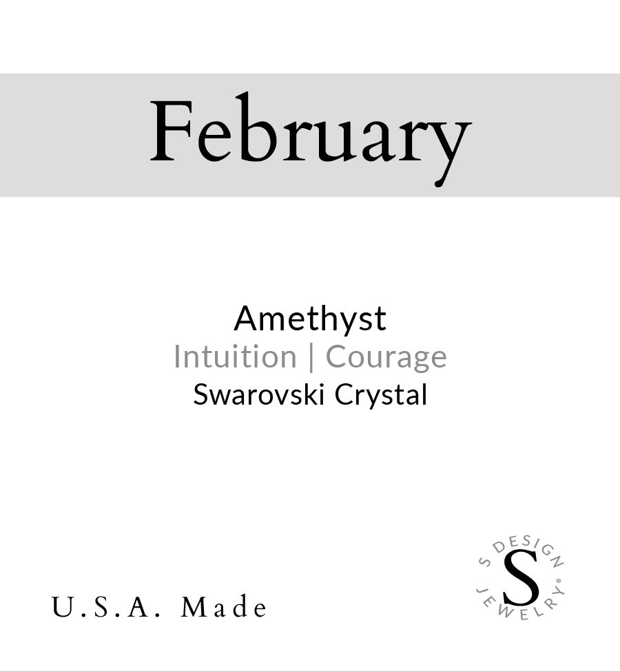 Birthstone | Necklace | February - Amethyst