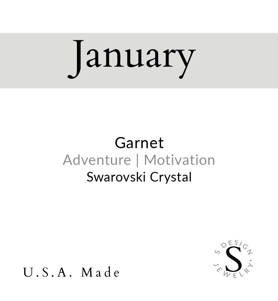 Birthstone | Bracelet | January - Garnet