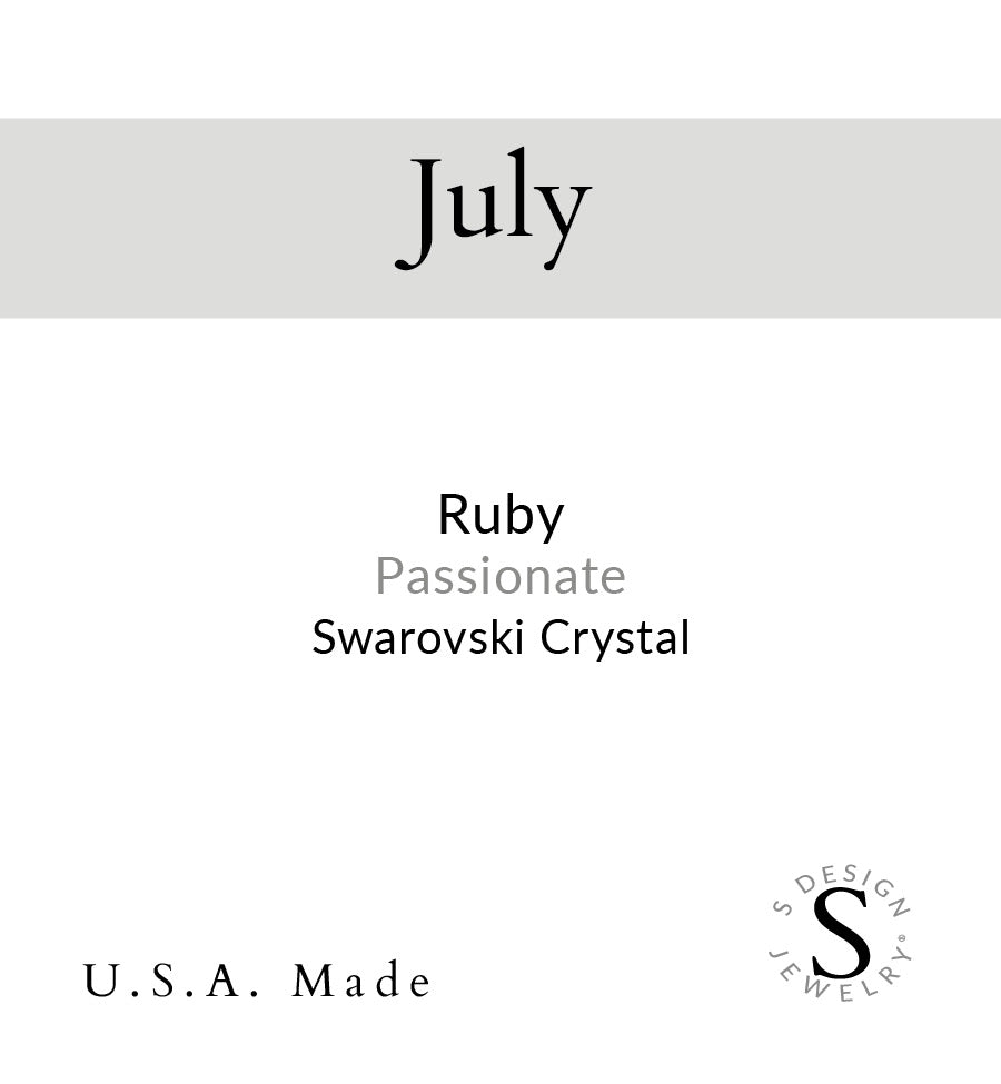 Birthstone | Bracelet | July - Ruby