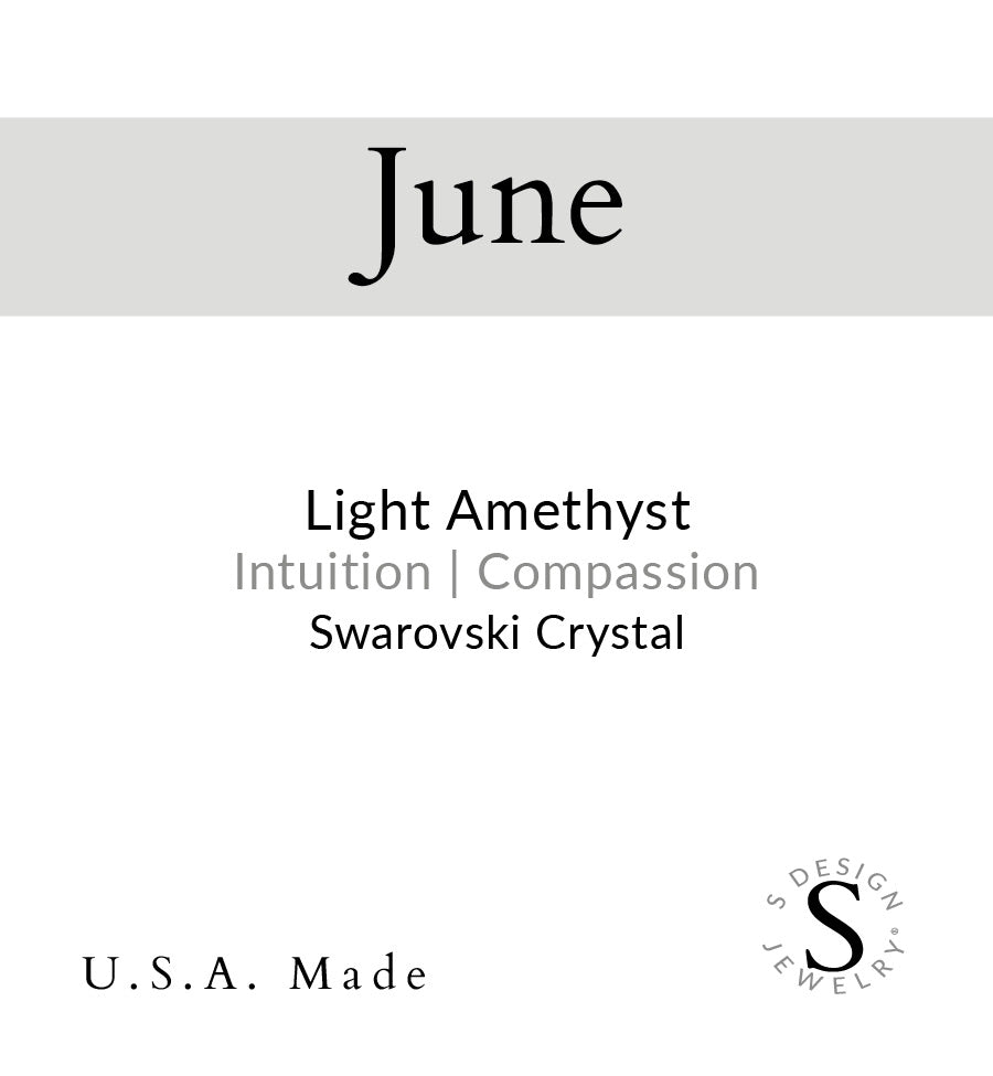 Birthstone | Bracelet | June - Light Amethyst
