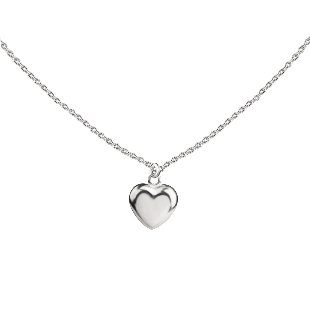 Spring Love Heart Necklace | Sterling Silver