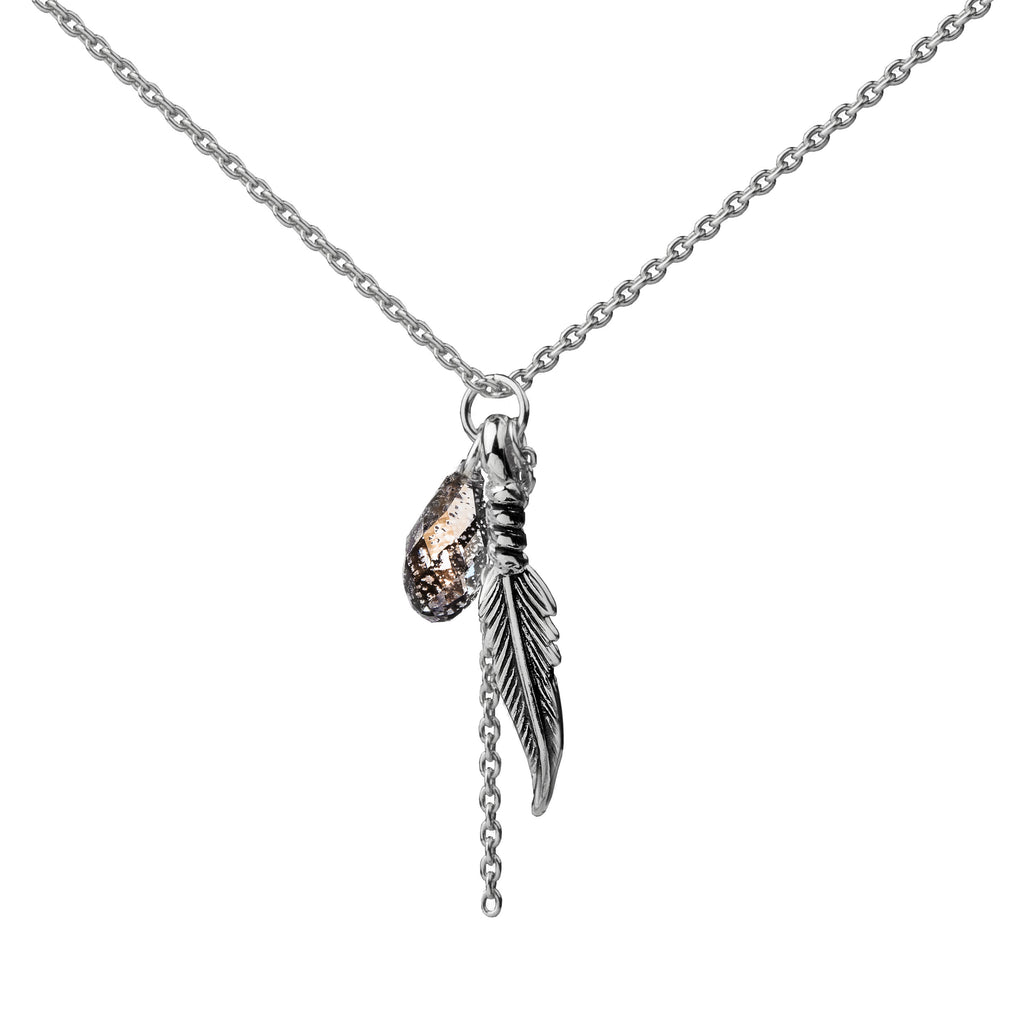Feather | Little Layer Necklace | Sterling Silver