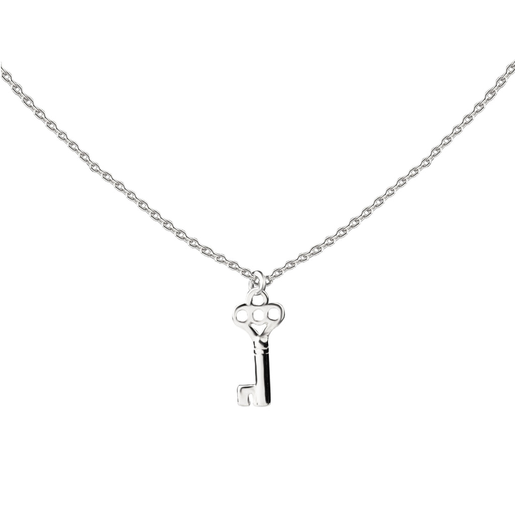 Key | Little Layer Necklace | Sterling Silver