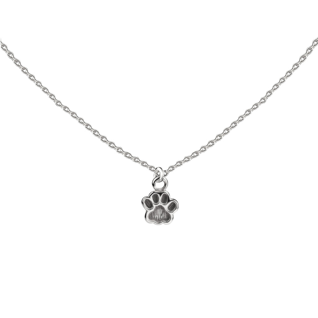 Paw Print | Little Layer Necklace | Sterling Silver