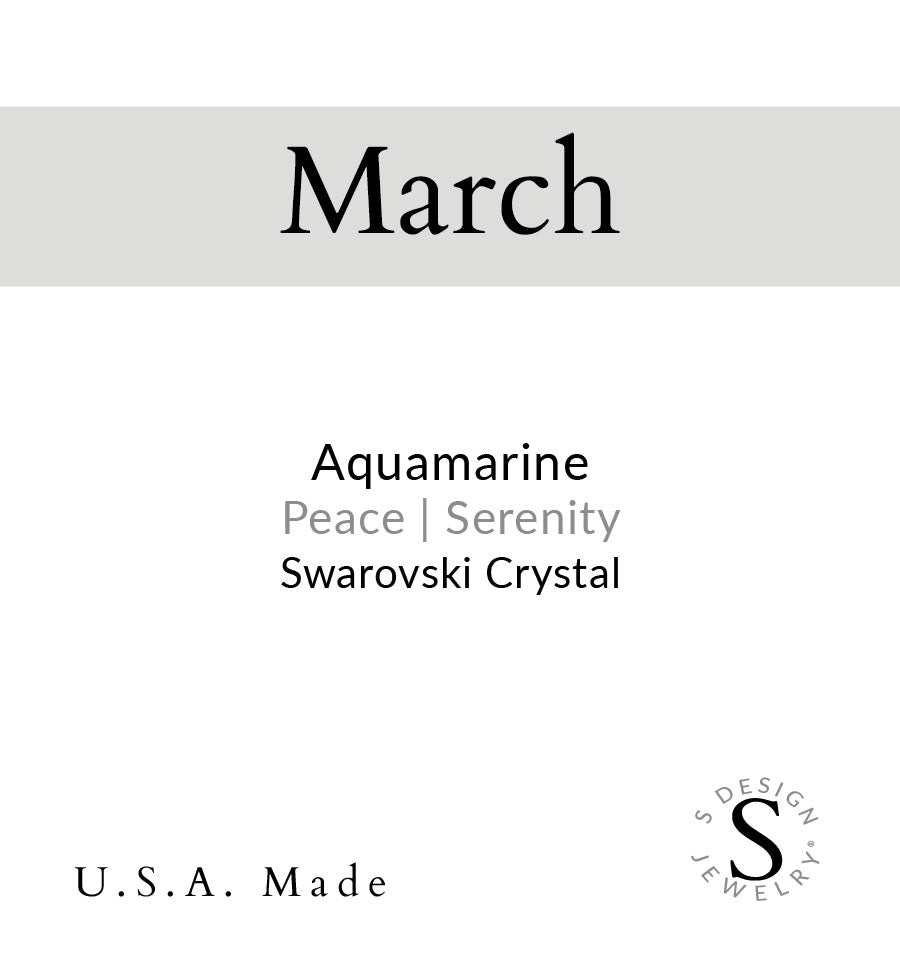 Birthstone | Necklace | March - Aquamarine