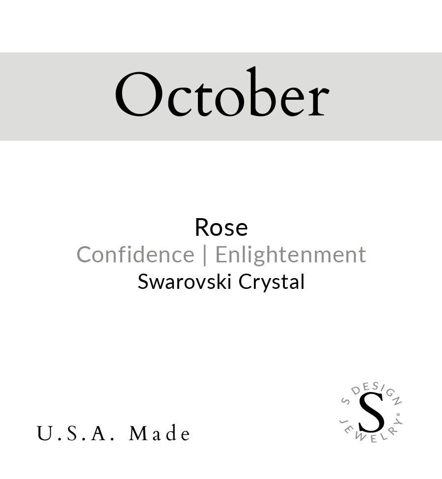 Birthstone | Bracelet | October - Rose