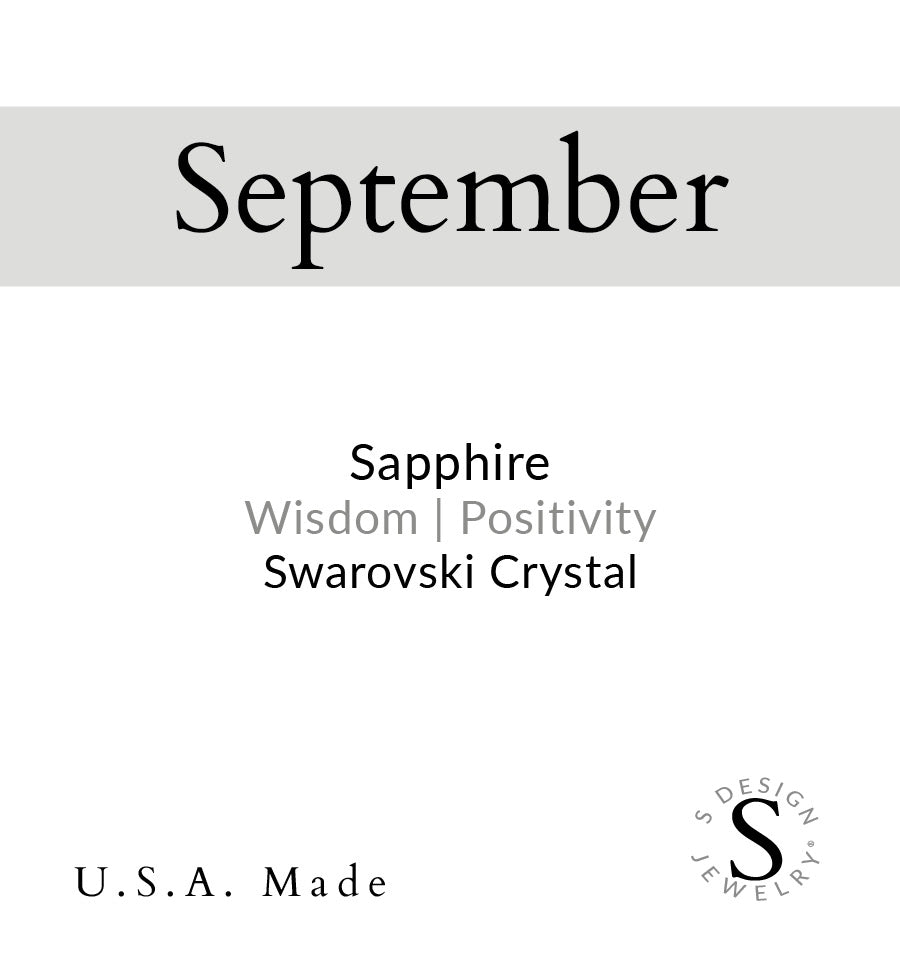Birthstone | Necklace | September - Sapphire