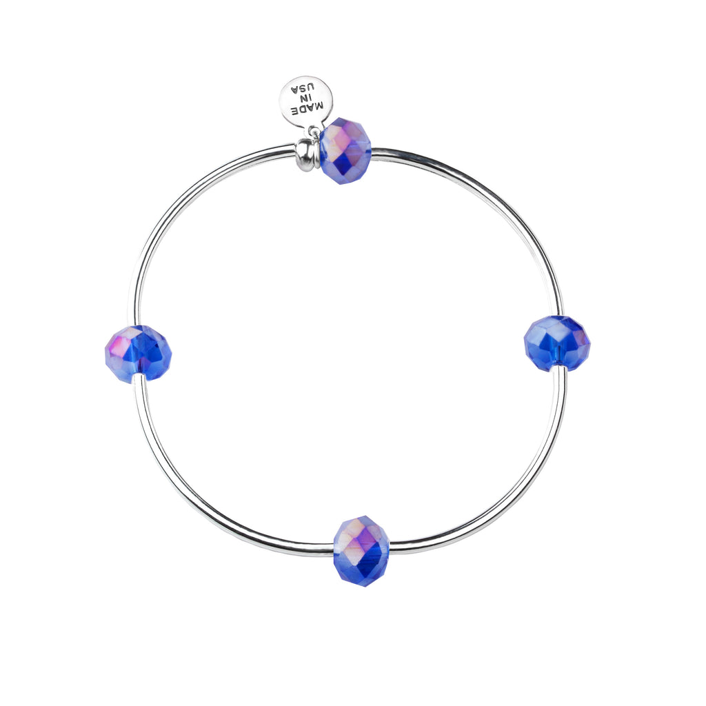 Wish | Bracelet | Sapphire - Crystal