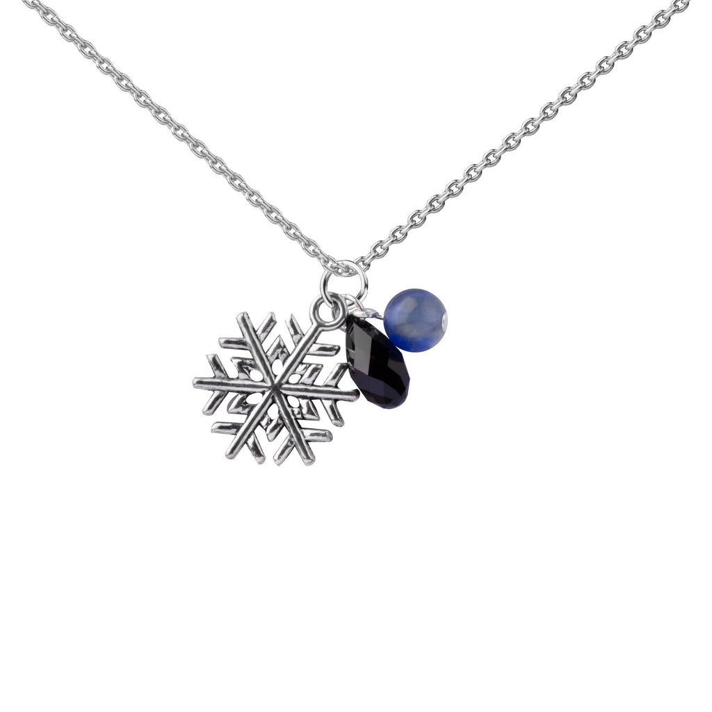 Snowflake | Cluster Necklace | Sterling Silver