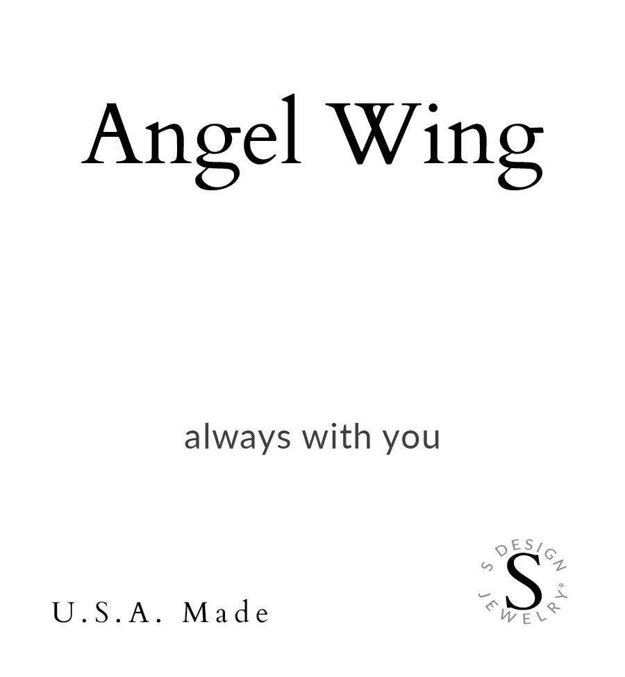 Angel Wing | Soft Bangle Charm Bracelet | Amazonite