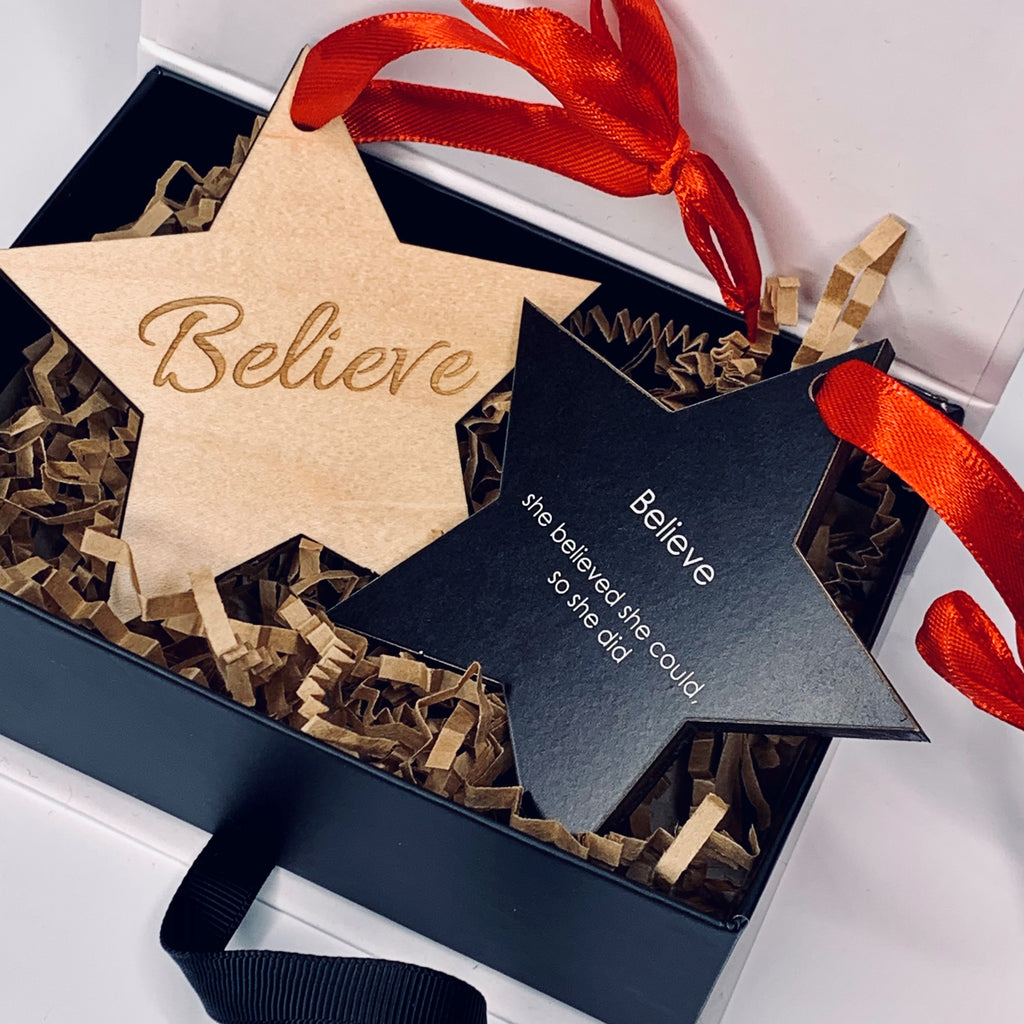 Ornament | Believe - "She believed she could..."