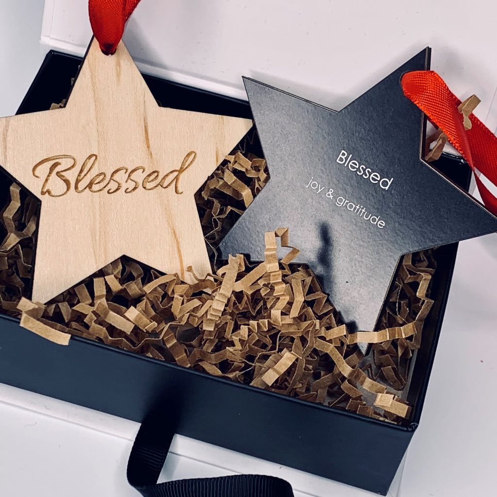 Ornament | Blessed - "joy & gratitude"