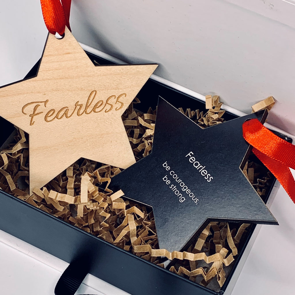 Ornament | Fearless - "be courageous, be strong"