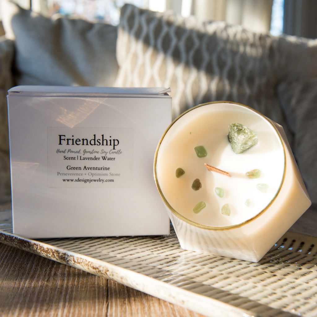 Candle - Friendship-Perseverance & Optimism Candle