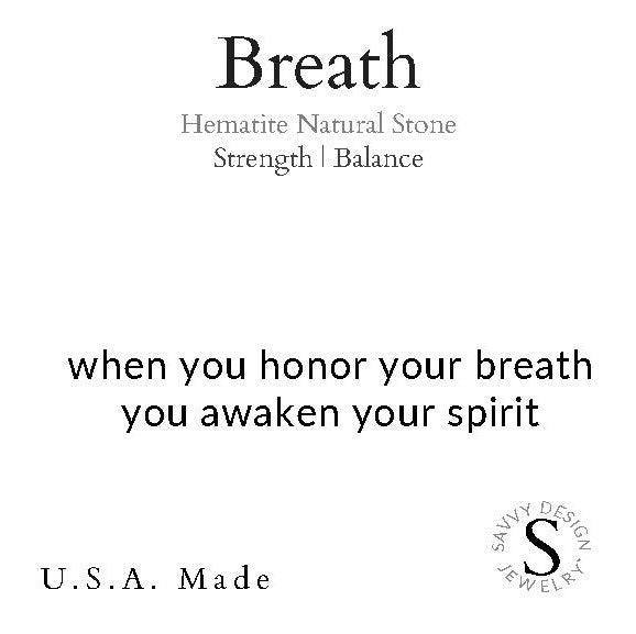 Intention Word Bracelet | Breath