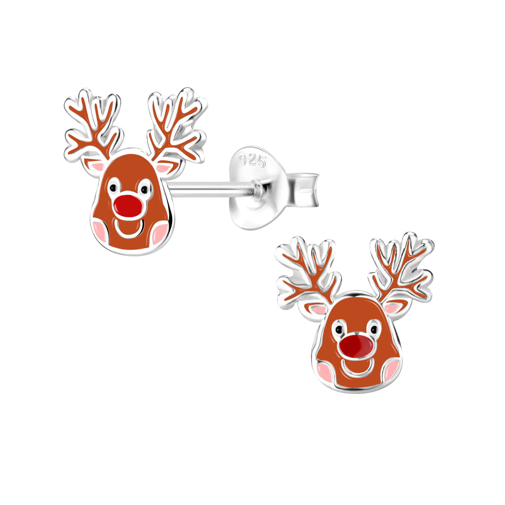 Savvy Kids | Reindeer Earring-Silver | Sterling Silver