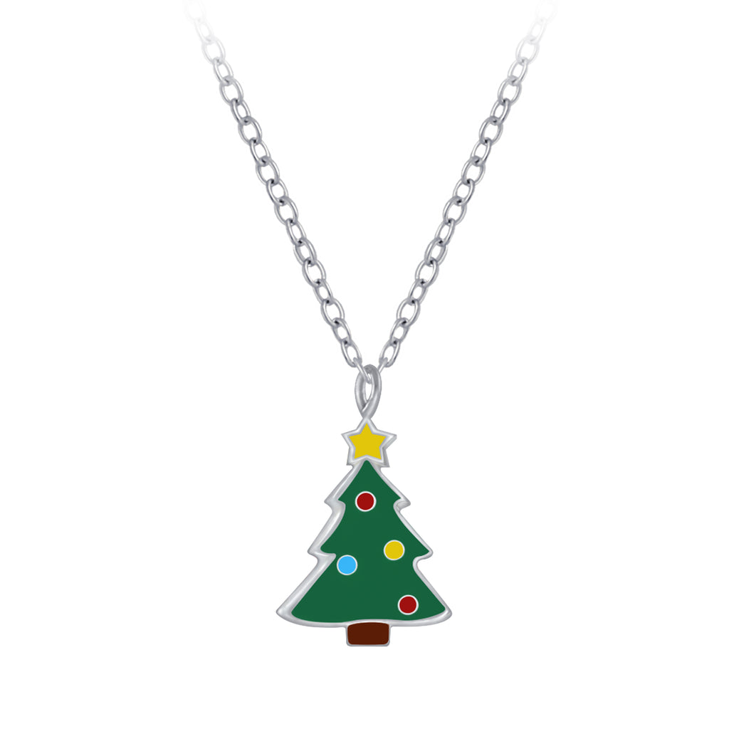 Savvy Kids | Christmas Tree Necklace | Sterling Silver