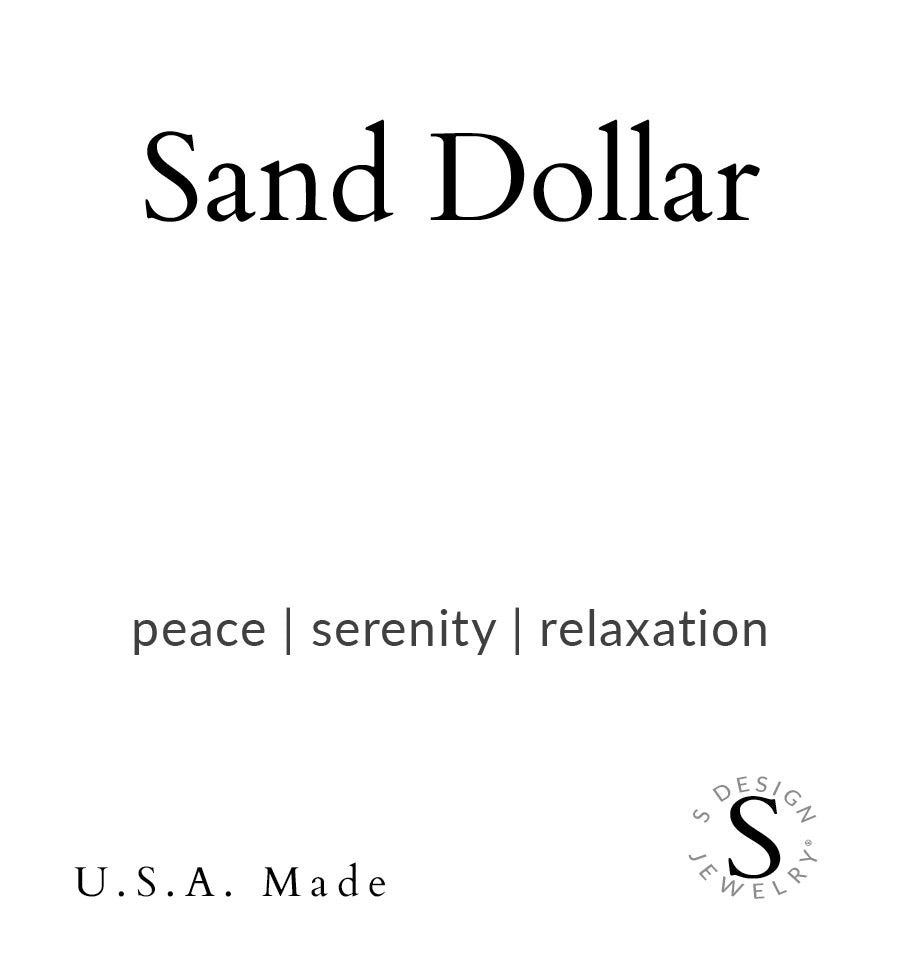Sand Dollar | Stone Beaded Charm Bracelet | Howlite