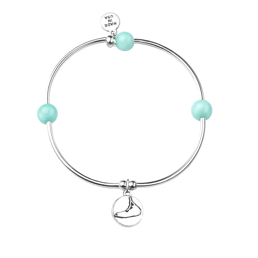 Nantucket | Bangle Charm Bracelet | Tiffany Blue - Serenity