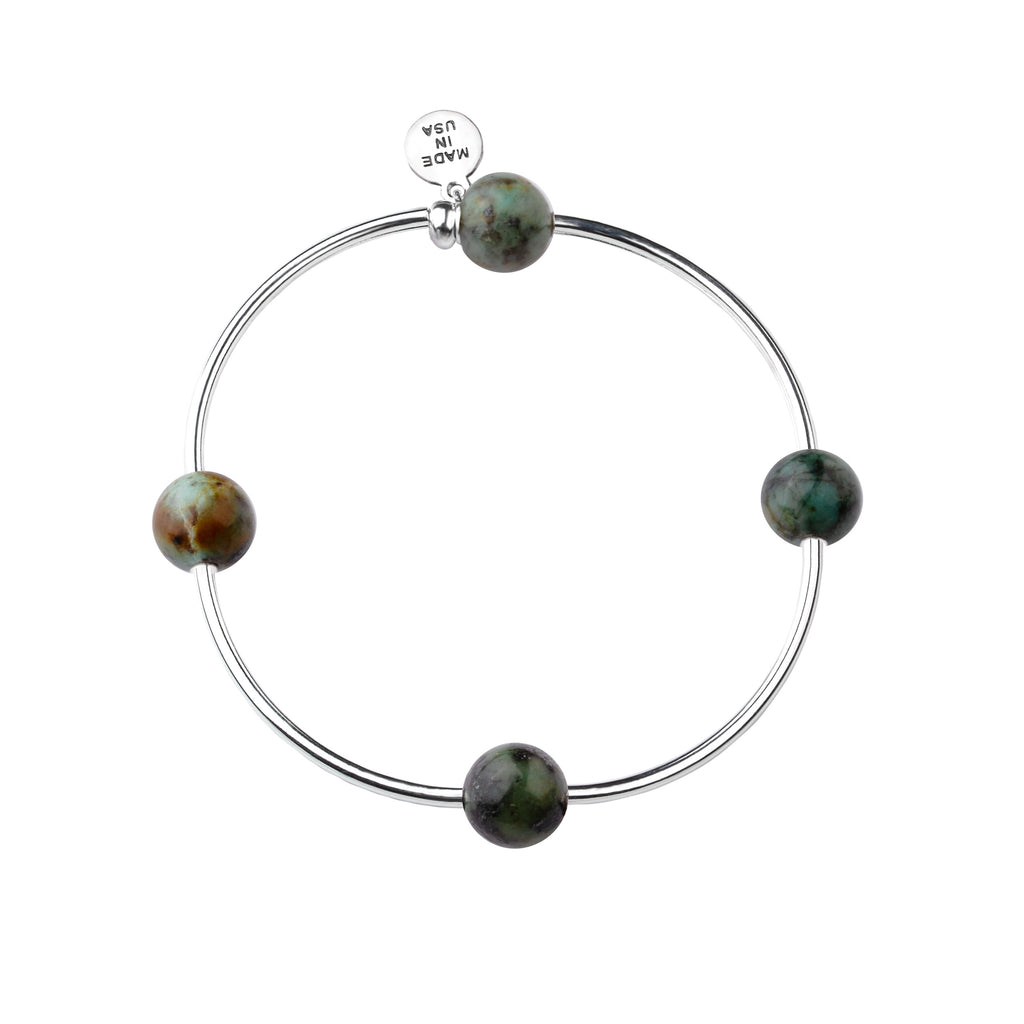 Wish | Bracelet | African Turquoise - Stone