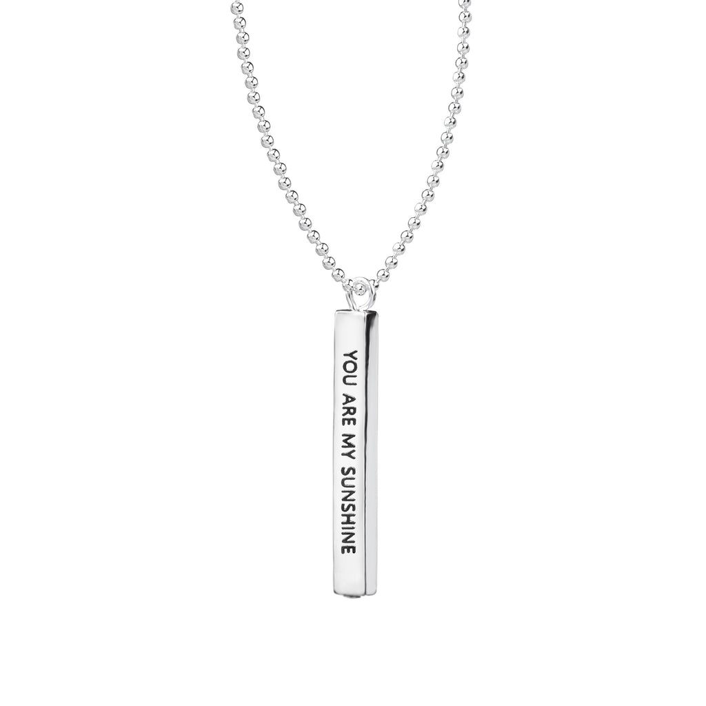 Intention Word Necklace | You Are My Sunshine