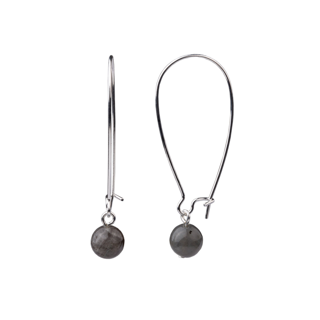 Earring | Kidney Wire - Large  | Labradorite