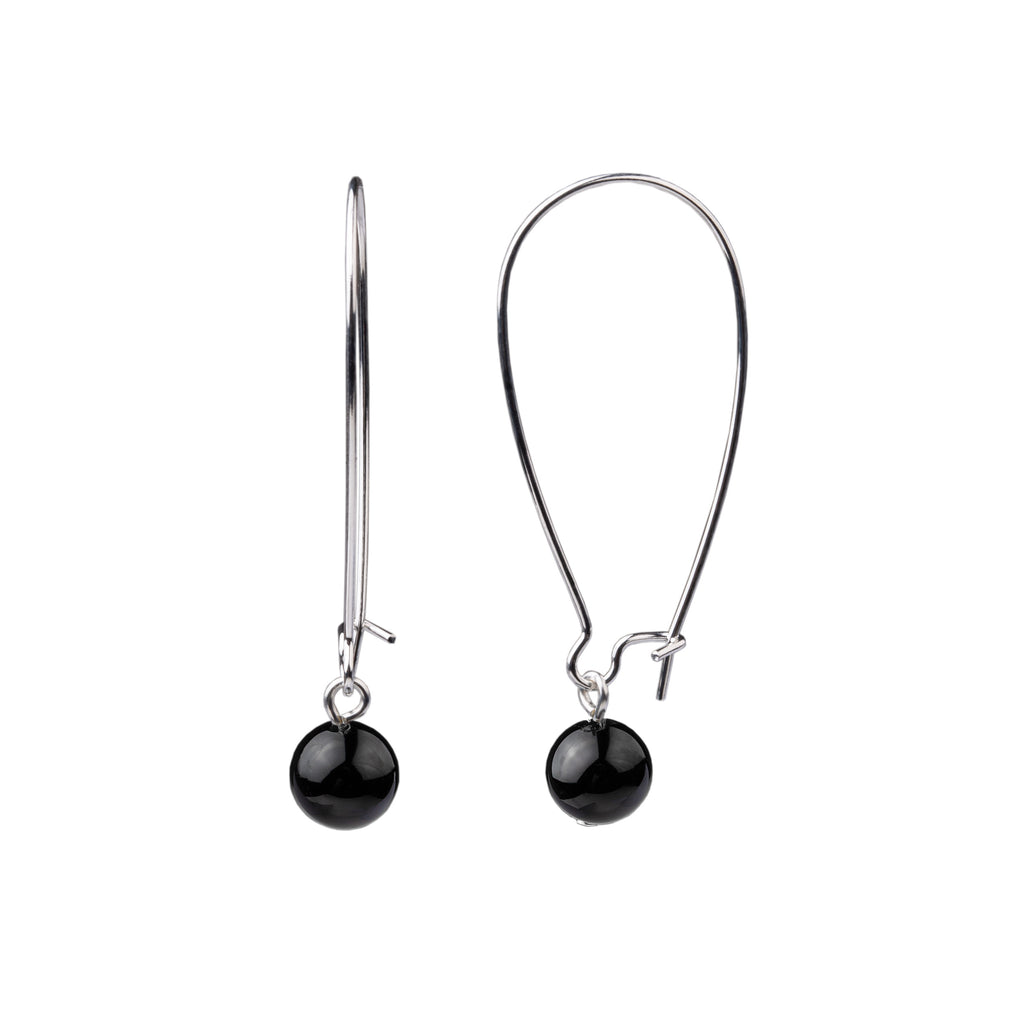 Earring | Kidney Wire - Large  | Onyx