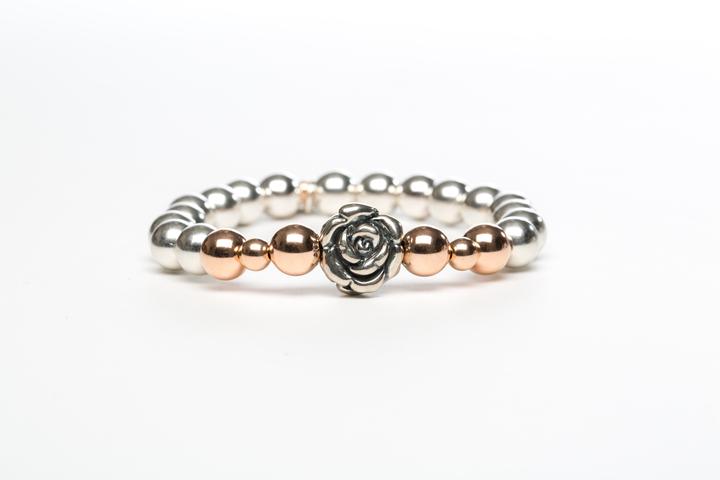 Ciao Bella Rose - Original | Bracelet | Sterling Silver, 14K Rose Gold
