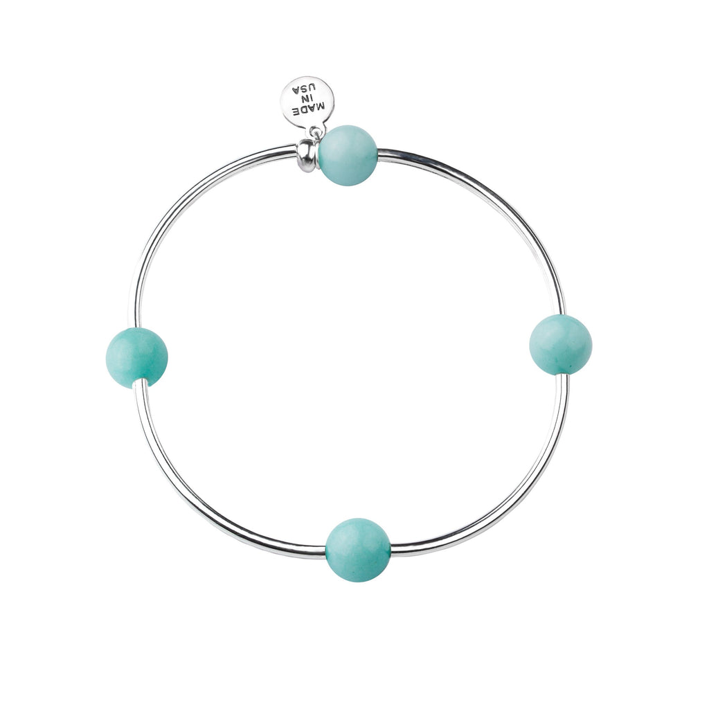 Wish | Bracelet | Tiffany Blue - Stone